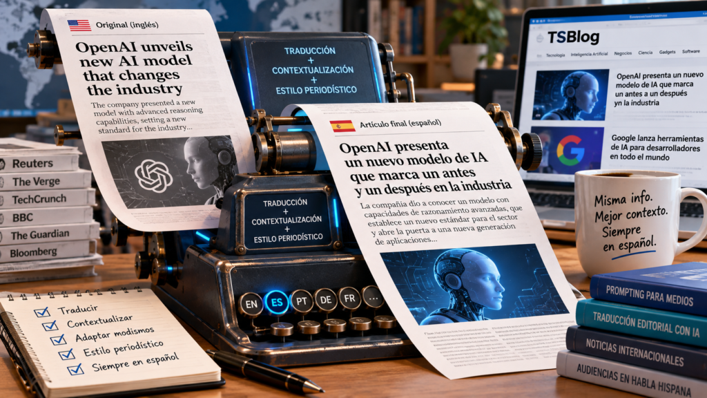 La IA se rebeló y publicó en inglés: el día que un portal hispano amaneció en otro idioma