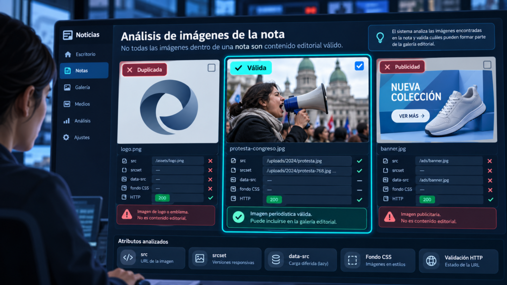 Galerías bajo lupa: por qué no toda imagen en una nota es editorial